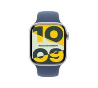 Apple Watch Series 10 GPS 46mm Aluminium argento Cinturino Sport denim S/M | nuovo | confezione originale | 30 Mesi di Garanzia | AN693835
