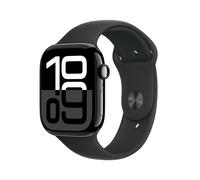 Apple Watch Series 10 Serie 10 GPS 46mm Cassa in Alluminio color Jet Black con Nero Sport Band - M/L