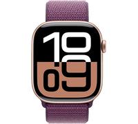 Apple Watch Series 10 Serie 10 GPS 46mm Cassa in Alluminio color Oro Rosa con Oro rosa Sport Loop