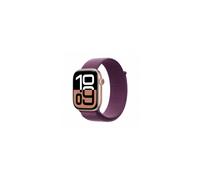 Apple Watch Series 10 GPS 46mm Rose Oro Cassa Alluminio con Plum Sport Loop