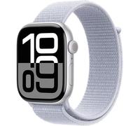 Apple Watch Series 10 Serie 10 GPS 42mm Cassa in Alluminio Color Argento con Blu tempesta Sport Loop