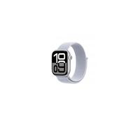 Apple Watch Series 10 GPS + Cellular 42mm Argento Cassa Alluminio con Cinturino Sport Loop Nuvola Blu