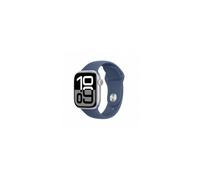 Apple Watch Series 10 GPS + Cellular 42mm Argento Cassa Alluminio con Denim Sport Band - S/M