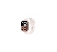 Apple Watch Series 10 GPS + Cellular 42mm Rose Oro Cassa Alluminio con Cinturino Sport Rosa Fard - M/L