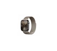 Apple Watch Series 10 GPS + Cellular 46mm Cassa Titanio Naturale con Natural Milanese Loop - S/M