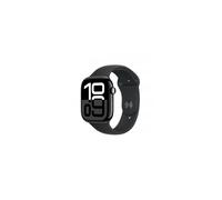 Apple Watch Series 10 GPS + Cellular 46mm Jet Nero Cassa Alluminio con Nero Sport Band - M/L