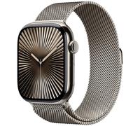 APPLE WATCH SERIES 10 GPS + CELLULAR 46MM NATURAL TITANIUM CASE WITH NATURAL MILANESE LOOP - S/M
