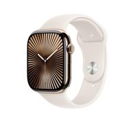 Apple Watch Series 10 Serie 10 GPS + Cellular 46mm Cassa in Titanio color Oro con Galassia Sport Band - M/L Apple
