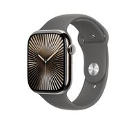 Apple Watch Series 10 OLED 46 mm Digitale 416 x 496 Pixel Touch screen 4G Titanio Wi-Fi GPS satellitare (APPLE WATCH S10 CELL 46MM NAT. - TIT W. STONE GREY SP BAND M/L) - Nouvo