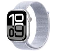 Apple - Watch Series 10 Serie 10 GPS 46mm Cassa in Alluminio Color Argento con Blu tempesta Sport Loop