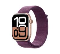 Apple Watch Series 10 Serie 10 GPS 46mm Cassa in Alluminio color Oro Rosa con Oro rosa Sport Loop Apple
