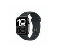 APPLE Watch Series 10 GPS + Cellular 42mm in alluminio color Jet Black con cinturino Sport nero - S/M