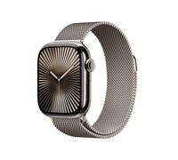 Apple Watch Series 10 Serie 10 GPS + Cellular 42mm Cassa in Titanio con Loop in maglia milanese Apple