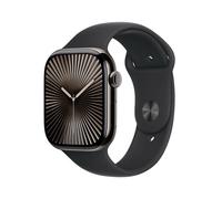 Apple Watch Series 10 Serie 10 GPS + Cellular 46mm Cassa in Titanio color Ardesia con Nero Sport Band - S/M Apple