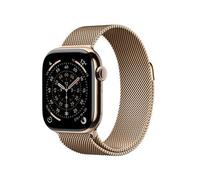 Apple Watch Series 11 gold aluminium 42mm 4G gold milanese Loop - Nouvo