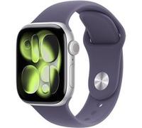 Apple Watch Series 11 GPS 42mm Cassa Alluminio Argento con Sport Band Viola Nebbia - M/L
