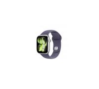 Apple Watch Series 11 GPS 42mm, Cassa in Alluminio color Argento con cinturino Viola Nebbia Sport Band - S/M