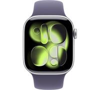 Apple Watch Series 11 GPS 42mm Silver Aluminum Case Sport Band S/M - Purple Fog