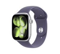 Apple Watch Series 11 GPS 46mm Cassa Alluminio Argento con Sport Band Viola Nebbia - S/M Apple
