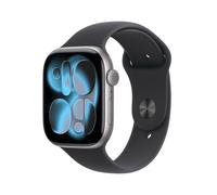 Apple Watch Series 11 GPS 46mm Cassa Alluminio Grigio Siderale con Sport Band Nero - M/L Apple