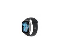 Apple Watch Series 11 GPS 46mm, Cassa in Alluminio color Grigio Siderale con cinturino Nero Sport Band - M/L