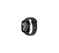 Apple Watch Series 11 GPS 46mm, Cassa in Alluminio colore Jet Black con cinturino Nero Sport Band - M/L