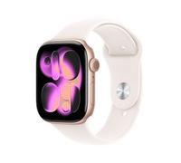 Apple Watch Series 11 GPS 46mm Cassa in alluminio oro rosa con banda sportiva morbida rosa - M/L- Ricondizionato - Condizioni eccellenti