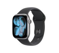 Apple Watch Series 11 GPS + Cellular 42mm Cassa Alluminio Grigio Siderale con Sport Band Nero - M/L