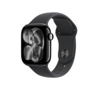 Apple Watch Series 11 GPS + Cellular 42mm Cassa Alluminio Jet Black con Sport Band Nero - S/M