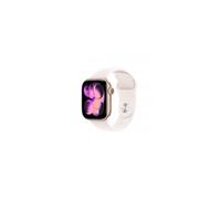 Apple Watch Series 11 GPS + Cellular 42mm, Cassa in Alluminio color Oro Rosa con cinturino Rosa fard Sport Band - S/M