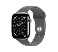 Apple Watch Series 11 GPS + Cellular 42mm Cassa Titanio con Band Grigio Pietra - M/L