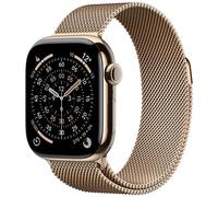 Apple - Watch Series 11 GPS + Cellular 42mm Cassa Titanio Oro con Loop in maglia Milanese Oro