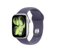 Apple Watch Series 11 GPS + Cellular 42mm OLED Argento Cinturino Viola S/M IP6X SpO2 Cardiofrequenzimetro
