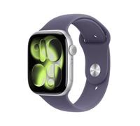 Apple Watch Series 11 GPS + Cellular 5G 46mm Retina OLED Argento Correa Lilla S/M IP6X SpO2 Cardio Sonno SOS