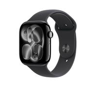 Apple Watch Series 11 GPS + Cellular 46mm Cassa Alluminio Jet Black con Sport Band Nero - S/M Apple