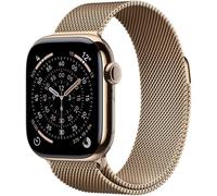 Apple Watch Series 11 GPS + Cellular 42mm Cassa Titanio Oro con Loop in maglia Milanese Oro Apple