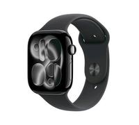 Apple Watch Series 11 jet black aluminium 46mm 4G black sport band Size M-L - Nouvo
