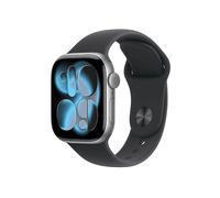 AW S11 GPS+CELLULAR 42mm Space Grey Aluminium Case with Black Sport Band - S/M