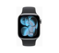 Apple Watch Series 11 GPS + Cellular 42mm Cassa Alluminio Grigio Siderale con Sport Band Nero - M/L