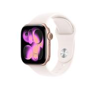 Apple Watch Series 11 GPS 42mm Cassa Alluminio Oro Rosa con Band Rosa Fard - S/M