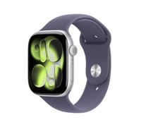 Apple Watch Series 11 GPS NFC 46mm OLED Silver Correa Purple M/L Resistente all'Acqua IP6X SpO2 Cardio