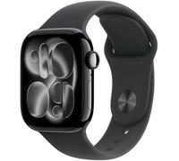 Apple Watch Series 11 jet black aluminium 42mm 4G black sport band Size S/M