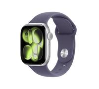 Apple Watch Series 11 GPS 42mm Cassa Alluminio Argento con Sport Band Viola Nebbia - S/M