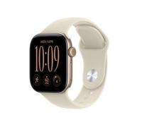 Apple - Watch Series 12 Gps 42mm Alluminio Oro Chiaro-sport Band Sabbia - S/m Apple