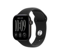 Apple Watch Series 12 GPS 42mm Cassa Alluminio Nera con Cinturino Sportivo Nero S/M