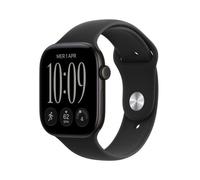 Apple Watch Series 12 GPS 46mm Cassa Alluminio Nera con Cinturino Sportivo Nero M/L