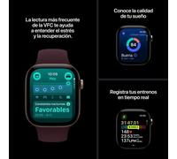 Apple Watch Series 12 GPS + Cellular 42mm Cassa Alluminio Nera con Cinturino Sportivo S/M