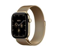 Apple Watch Series 12 GPS + Cellular 46mm Cassa Titanio Oro con Cinturino Milanese Loop Oro M/L