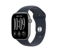 Apple Watch Serie 12 (GPS + Cellular) Cassa da 46 mm in Alluminio Grigio siderale con cinturino Sport Blu navy - M/L - Nouvo