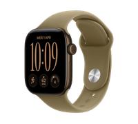 APPLE Watch Series 12 GPS + Cellular, Cassa 42mm in Alluminio bronzo scuro con Cinturino Sport oliva - S/M